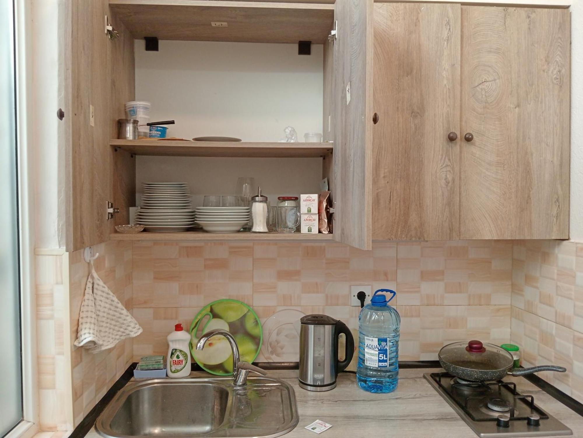Apartment On The Delara Aliyeva Street 巴库 外观 照片